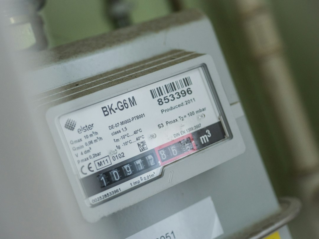 電気メーターのアップ
